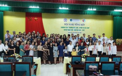 Tổng kết hoạt động thí điểm chương trình Trường học xanh – Vì một Hà Nội xanh tại huyện Thạch Thất
