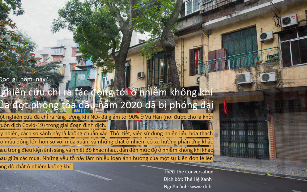 Quỹ sáng kiến: Vì không khí sạch – Thành phố xanh