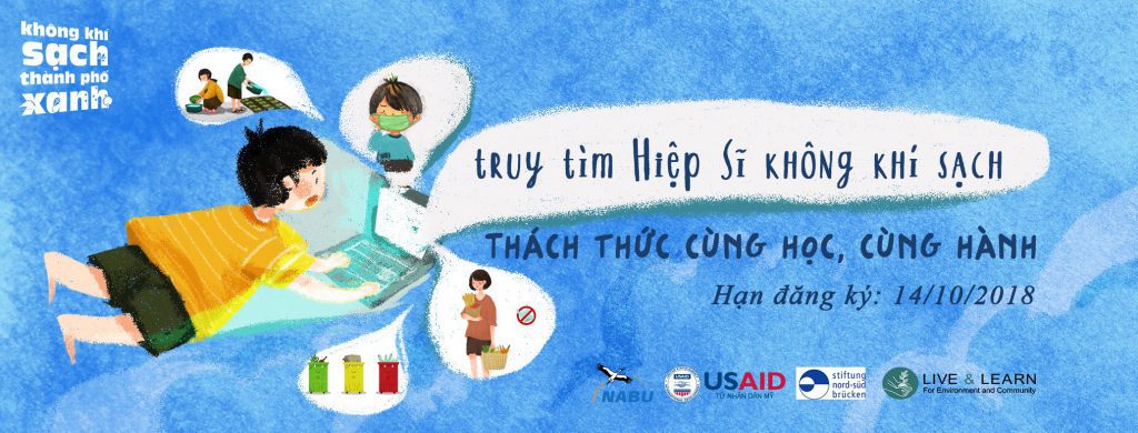 Chương trình giáo dục trực tuyến: TRUY TÌM HIỆP SĨ KHÔNG KHÍ SẠCH