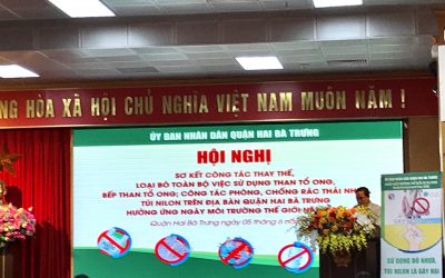 Quận Hai Bà Trưng quyết tâm loại bỏ toàn bộ việc sử dụng bếp than ong và nâng cao công tác phòng, chống rác thải nhựa nhân Ngày môi trường thế giới