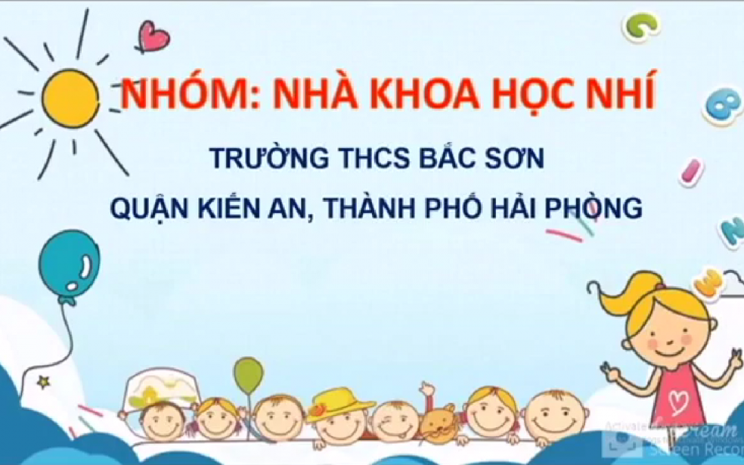 Nhóm NHÀ KHOA HỌC NHÍ