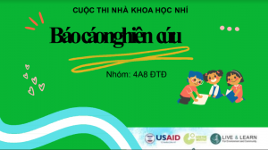 Bài dự thi – Nhóm 4A8ĐTĐ